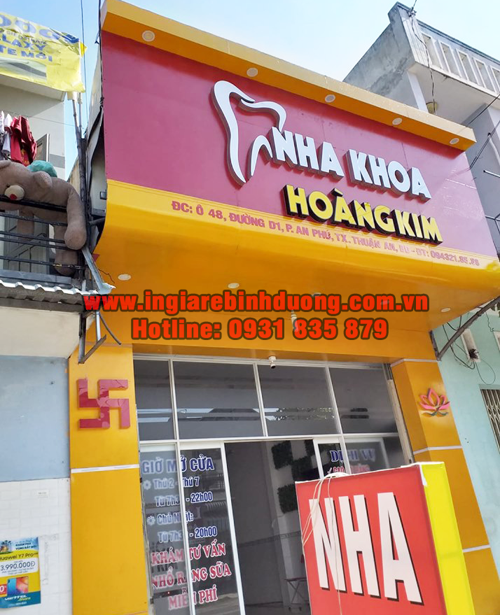 bảng hiệu bình dương