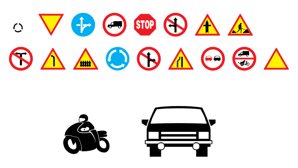 vector biển báo giao thông
