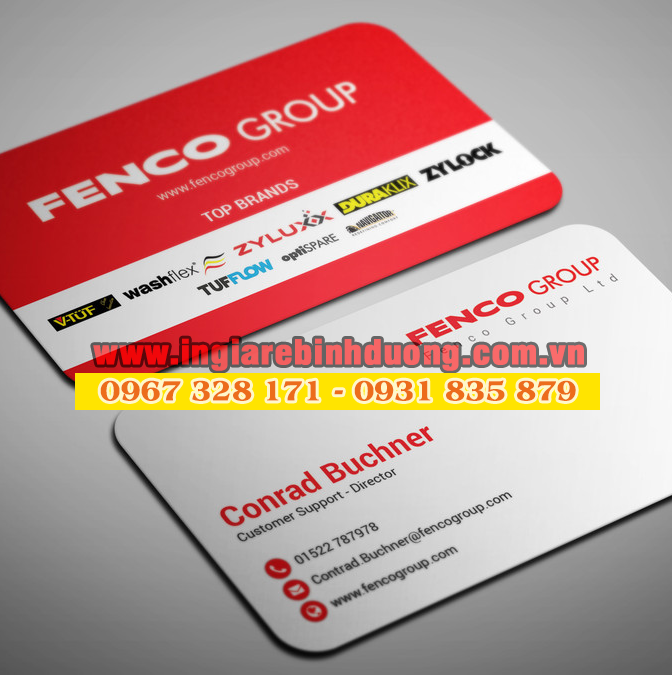 Đơn vị chuyên in card visit với giá tốt nhất khu vực Bình Dương