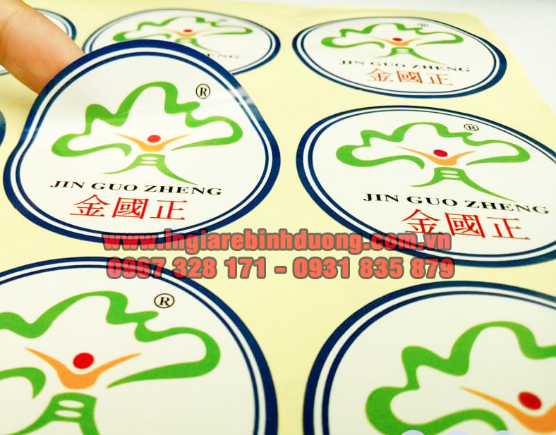 Dịch vụ in tem nhãn giá rẻ Bình Dương. Liên hệ ngay với in ấn Bình Dương