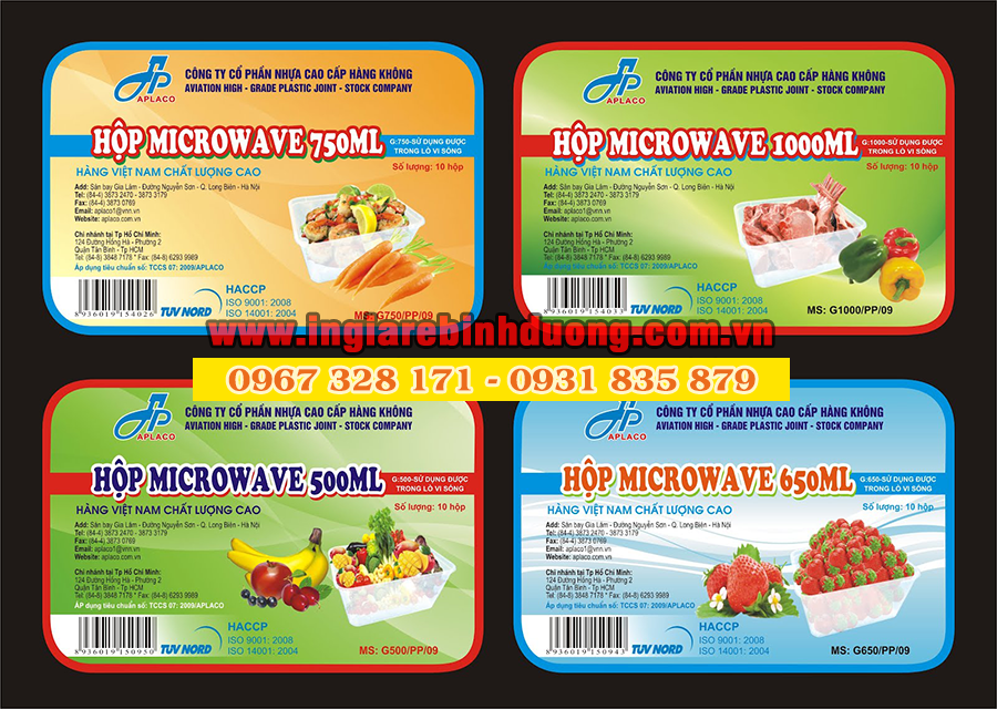 Chuyên in tem nhãn Bình Dương các loại, mẫu mã đẹp giá tốt nhất